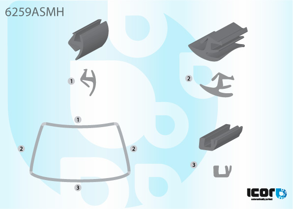 VAUXH/OPEL CORSA B 93- WS MOULDING