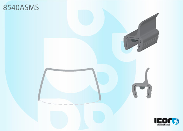 AUDI 100 91-94/A6 94-97 VR 3/4-SIERLIJST