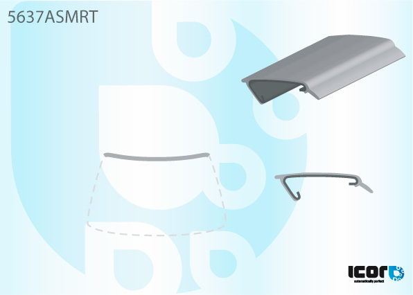 MITSUBISHI PAJERO II 91- MOULURE SUPERIEURE PB