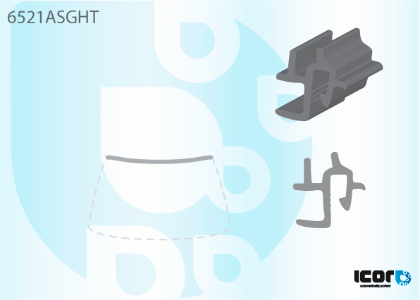 PEUGEOT 306 93- WS UPPER INNER MOULDING