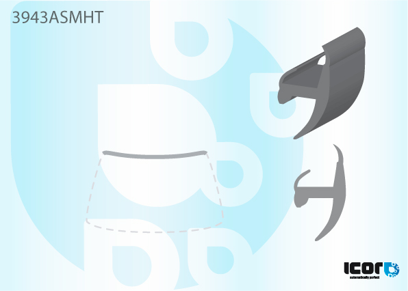 HONDA CONCERTO SJ4 91-96 MOULURE SUPERIEURE PB