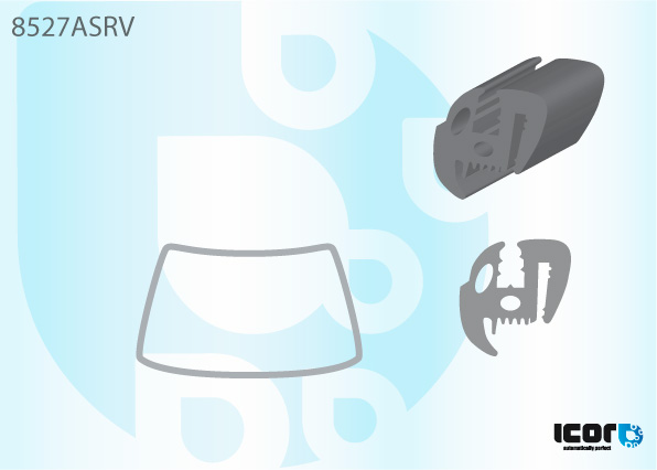 VW TRANSPORTER T3 79-89 WS RUBBER W/OUT FILLER.