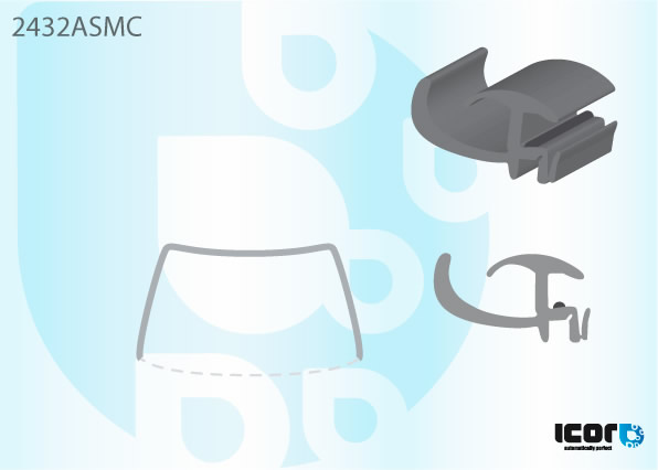 BMW 3 SERIES (E36) CPE & CABRIO 92- WS U MOULDING