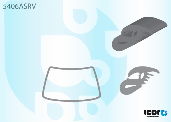 MERCEDES 406/408 HIGH 67-85 WS RUBBER W/OUT FILLER