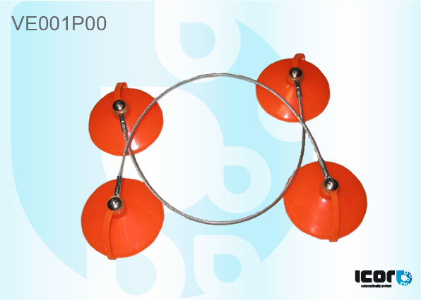 ZIJRUITHOUDERS (2 delig = 4 zuignappen)