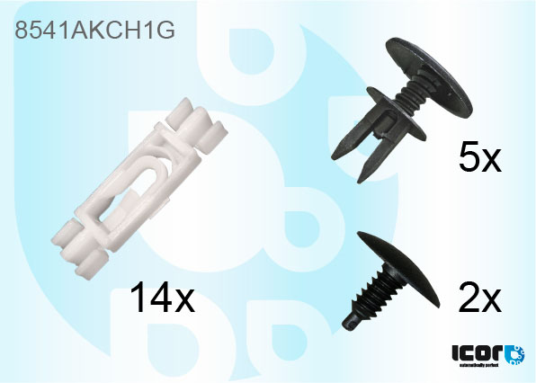 VW GOLF III 91-97 KIT CLIPS PB (21 PCS)