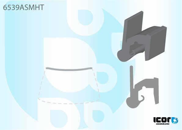 PEUGEOT 206 98- BOVENSTE VR SIERLIJST