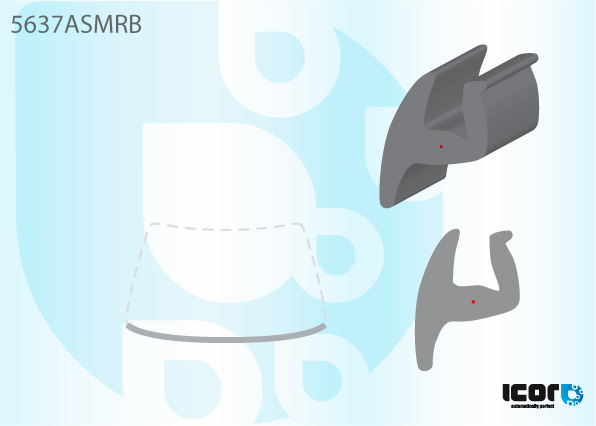 MITSUBISHI PAJERO II 91- MOULURE INFERIEURE PB