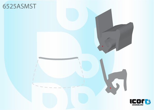 PEUGEOT 406 96- MOULURE SUPERIEURE PB