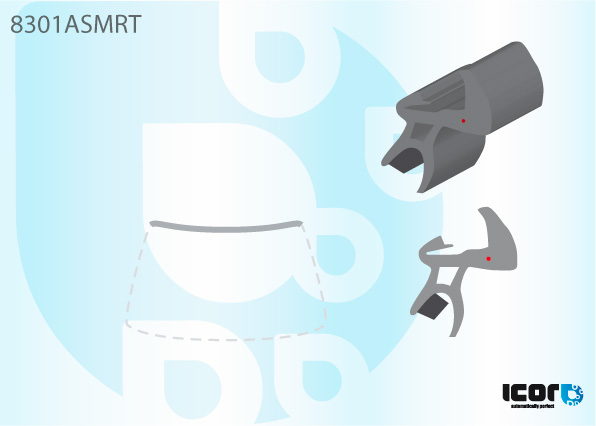 TOYOTA LANDCRUISER 3P+5P 96- MOULURE EN U PB