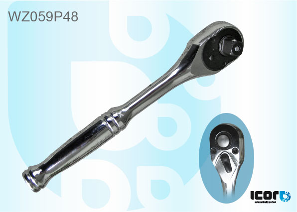 3/8" DR RATCHET / Steeksleuteldop gepolijste chromen 3/8"