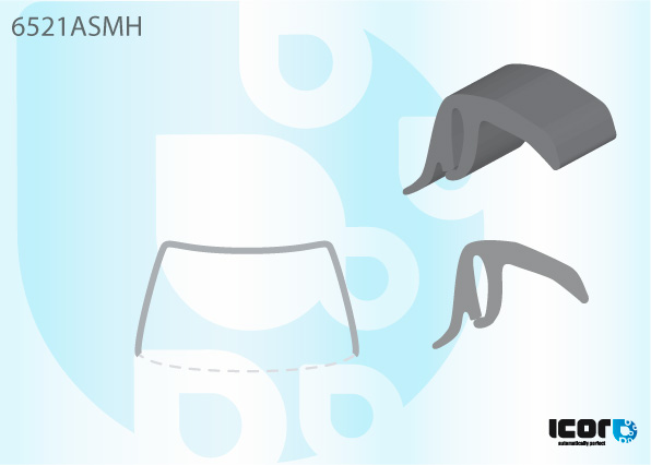 PEUGEOT 306 93- MOULURE EN U PB