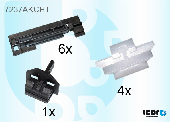RENAULT LAGUNA 94- KIT DE 11 CLIPS PB