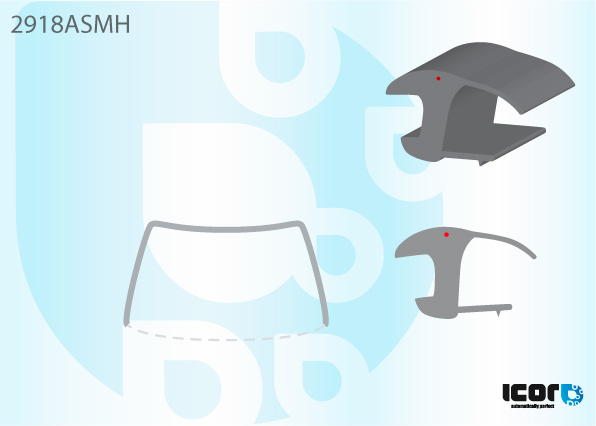 DAIHATSU CHARADE G200 93- MOULURE PB