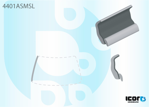 KIA SEPHIA/MENTOR 4D 1994- WS LEFT MOULDING + 5 CL