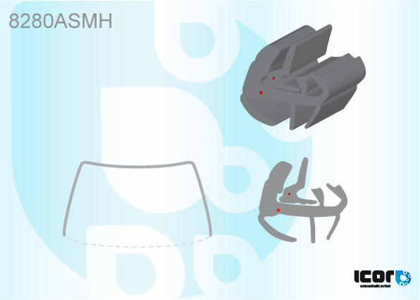 TOYOTA COROLLA AE101 SAL/HBK/BRK 92-96 MOULURE PB