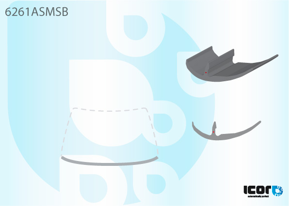 VAUXH/OPEL OMEGA B SAL+ BREAK 94- VR ONDERSTE SIERLIJST