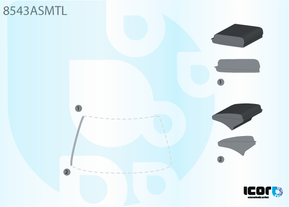 VW GOLF CAB 93- MOULURE GAUCHE DE PB