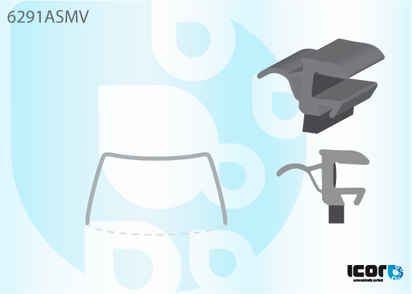 OPEL/VAUXHALL AGILA 2000- VR 3/4-SIERLIJST