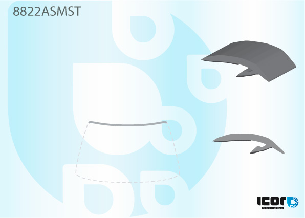 VOLVO 850 SAL+EST 92- WS UPPER MOULDING