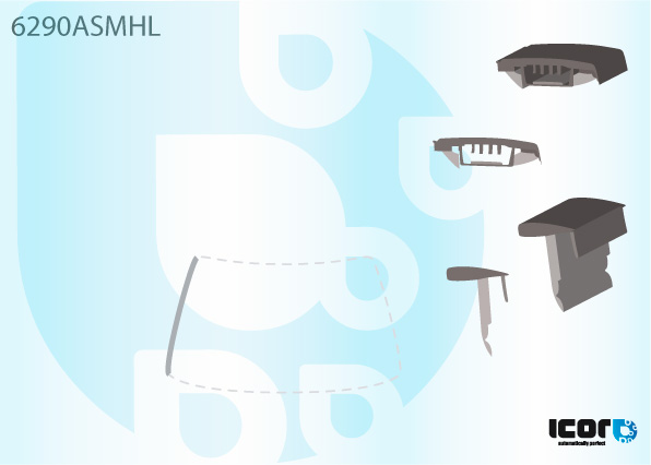 OPEL CORSA C 3P+5P 2000- MOULURE GAUCHE DE PB