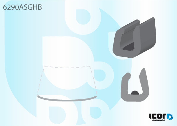 OPEL CORSA C 3P+5P 2000- MOULURE INF INTERIEURE PB