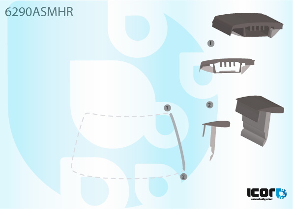 OPEL CORSA C 3D+5D 2000- VR RECHTSE SIERLIJST