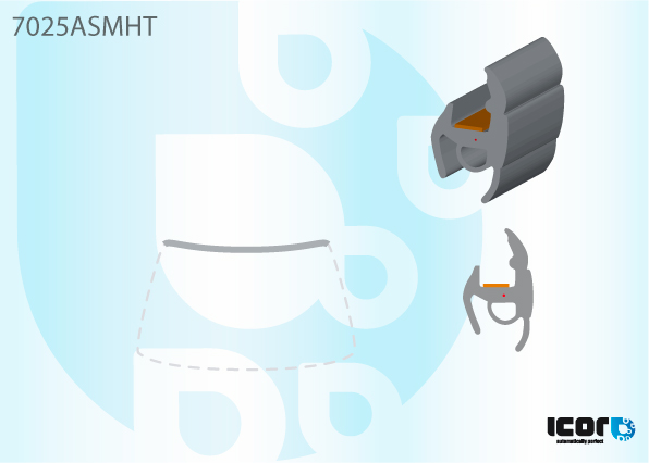 ROVER 400 5P HBK 95- / 4P SAL 96- MOULURE SUP PB