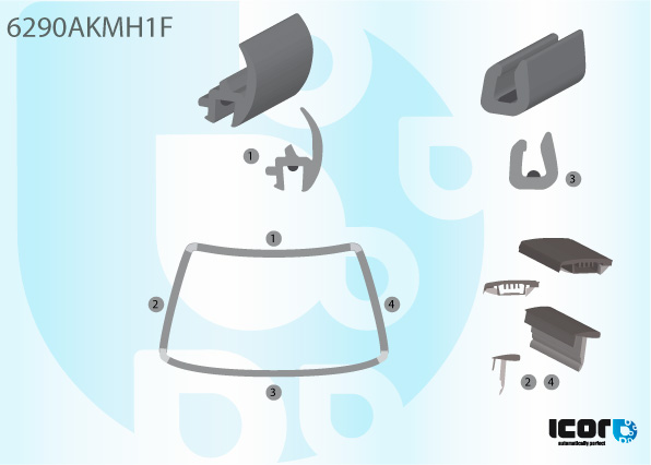 OPEL CORSA C 3D+5D 2000- VR VOLLEDIGE KIT VAN SIERL.