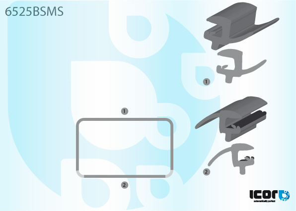 PEUGEOT 406 SAL 96- MOULURE LUNETTE