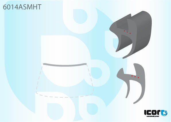 NISSAN ALMERA TINO 2000- MOULURE SUPERIEURE DE PB