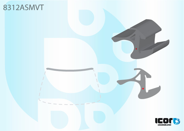 TOYOTA PREVIA (LHD) 2000- VR BOVENSTE SIERLIJST