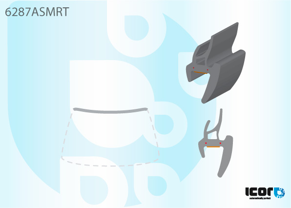 VAUXH / OPEL FRONTERA II 1998- VR BOVENSTE SIERLIJST