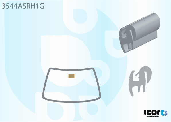 FORD FIESTA MKIII 88-95 VR RUBBER+SPIEGELKLEVER