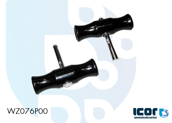 PAIR OF CHEESEWIRE HANDLES -BLACK
