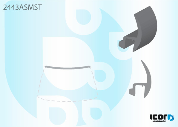 BMW SERIE 7 (E65/E66) 2001- MOULURE SUPERIEURE DE PB