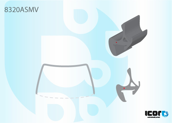 TOYOTA YARIS VERSO (RHD) 99- VR SIERLIJST