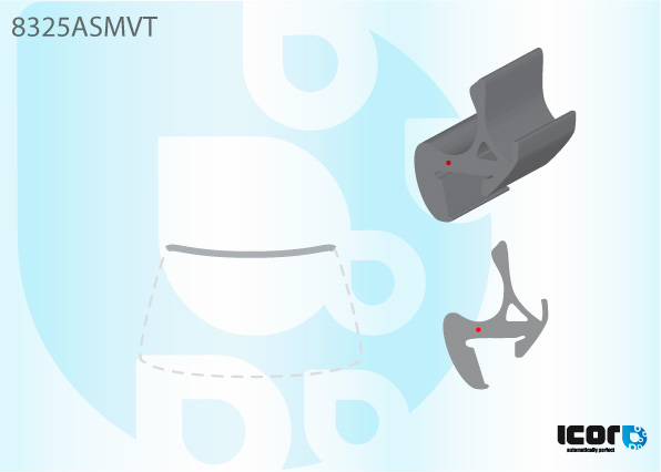 TOYOTA PREVIA (RHD) 2000- MOULURE SUPERIEURE DE PB