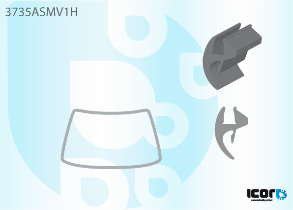 FIAT DUCATO II 98- JOINT DE PARE-BRISE