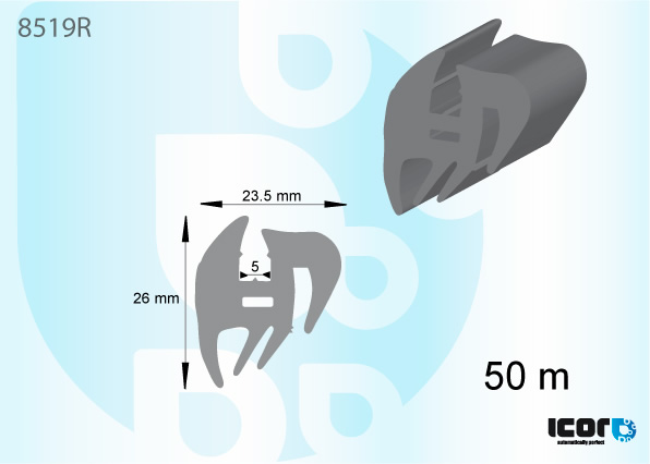 VW GOLF I/JETTA 74-82 PROFIL SS CLE-ROULEAU 50M