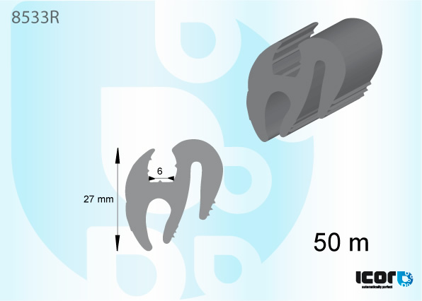 VW GOLF II/JETTA 83-91 PROF W/OUT FILLER.-50M ROL