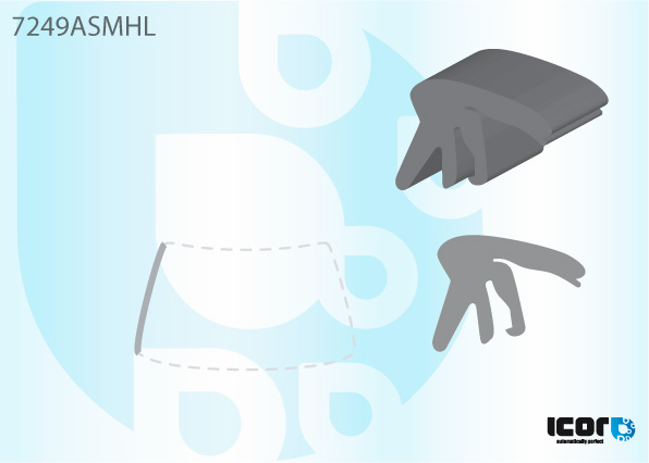 RENAULT LAGUNA II 2001- MOULURE GAUCHE PB