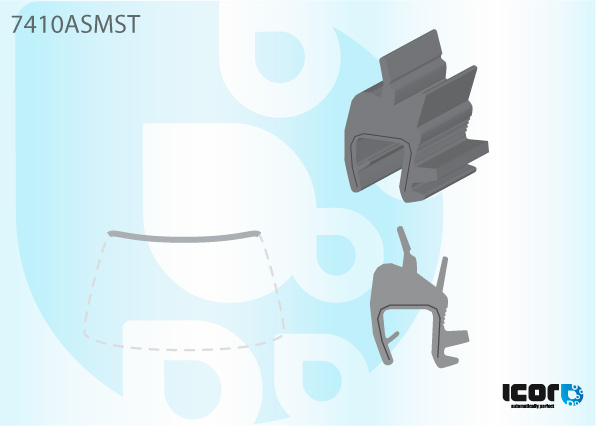 SAAB 9.5 LIM+BRK 97- MOULURE SUP PB