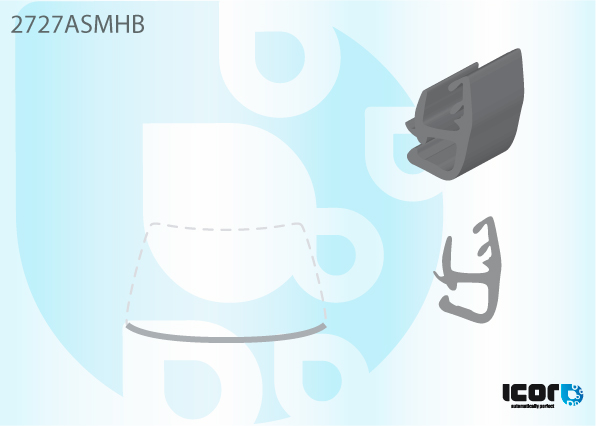 CITROEN C5 2001- VR ONDERSTE SIERLIJST