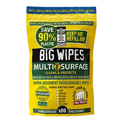 [BW20460000] Resealable Pack of 80 Multi-Surface industrial wipes